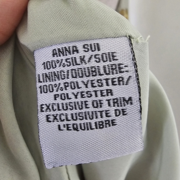 Anna Sui for Anthropologie Floral Silk Dress - Picture 9 of 9